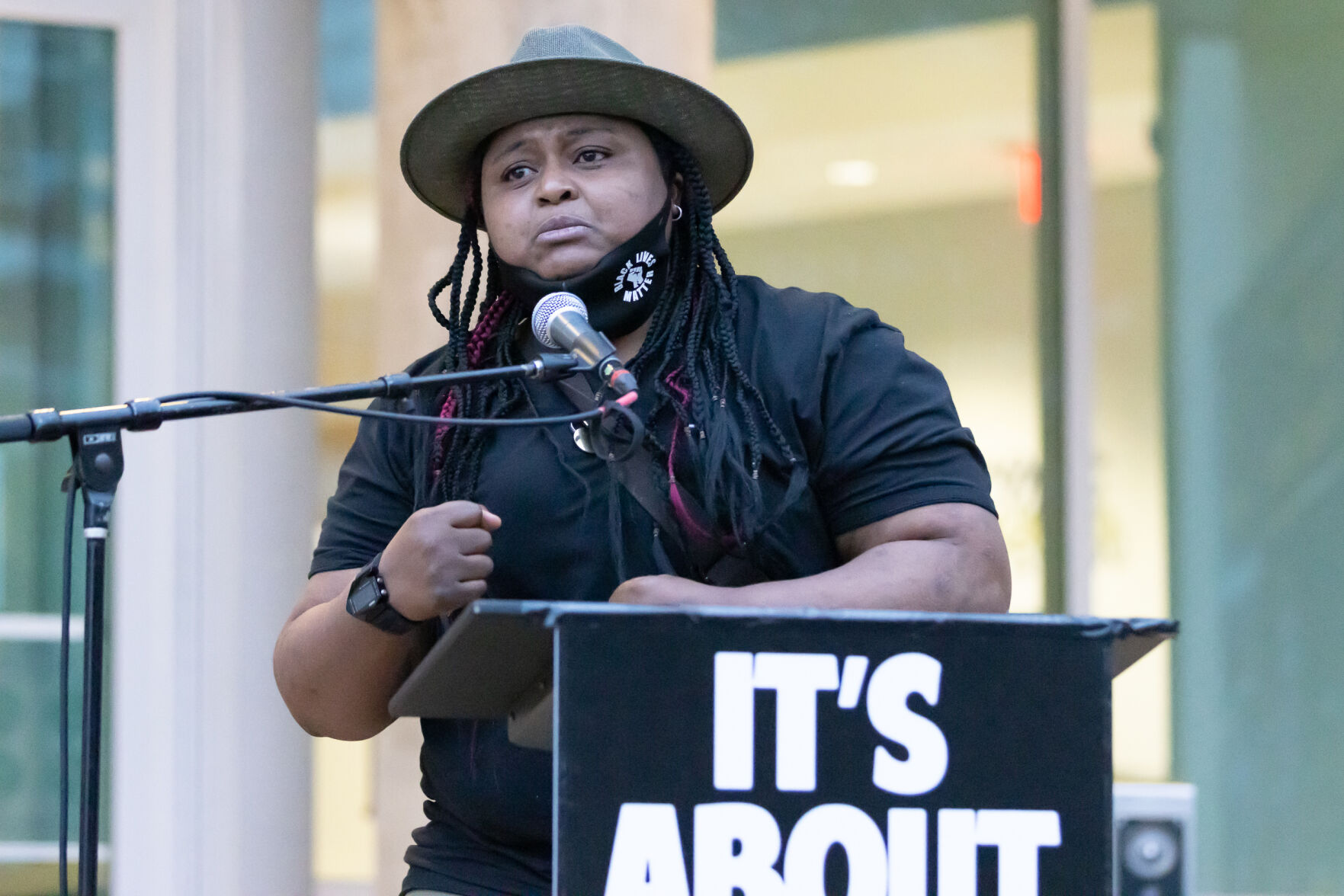 Photos: Dallas protest calls for justice following police shooting of Daunte Wright in Minnesota